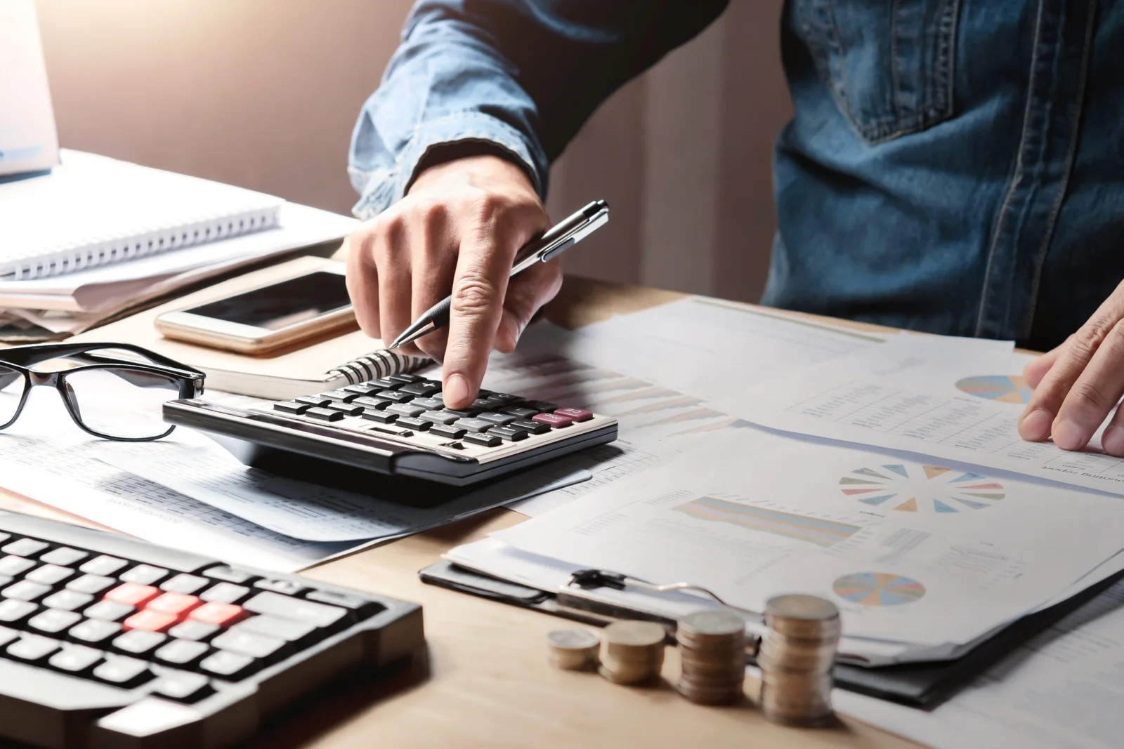 Reviewing business utility expenses